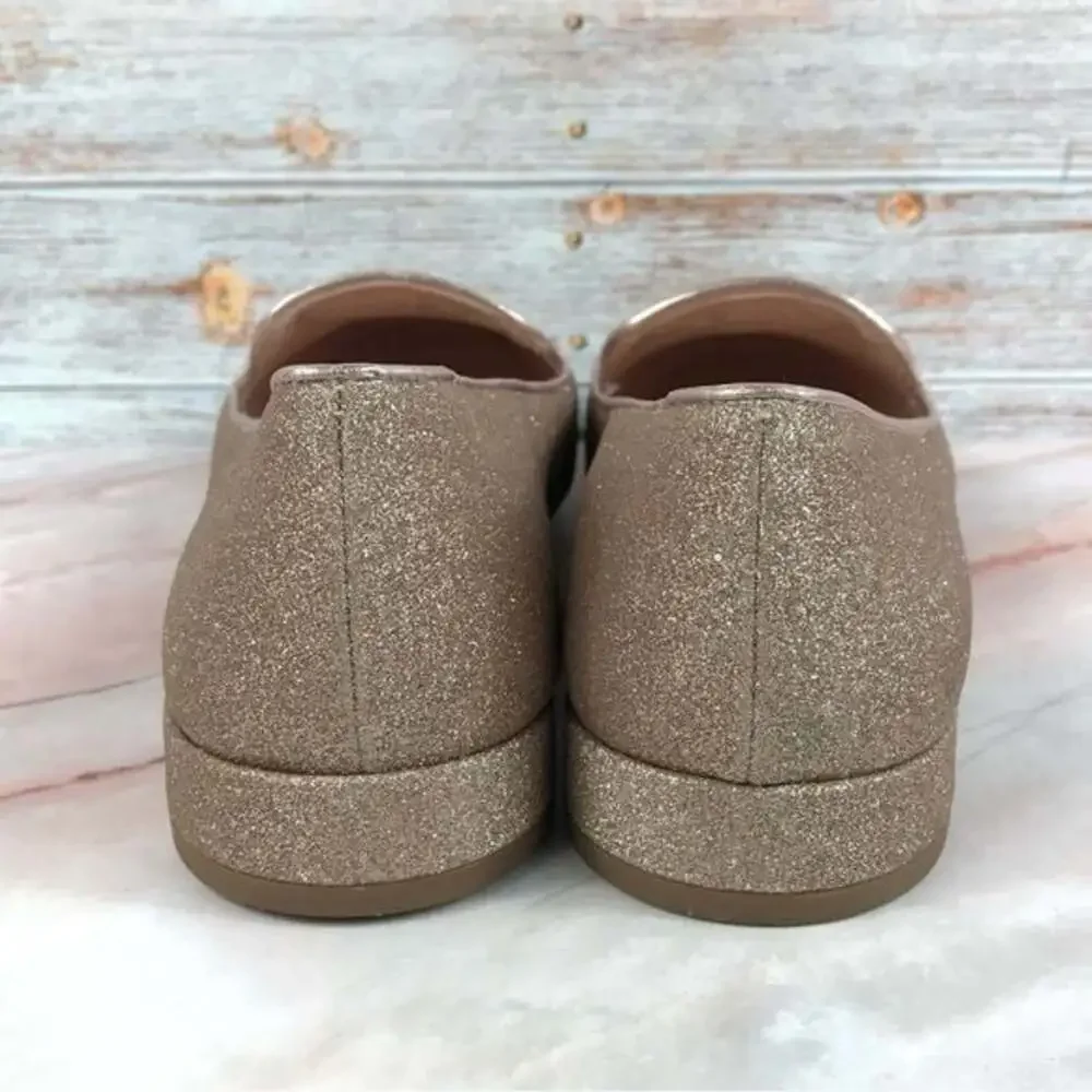 Kate Spade Claudia Loafer in Rose Gold - EUC
